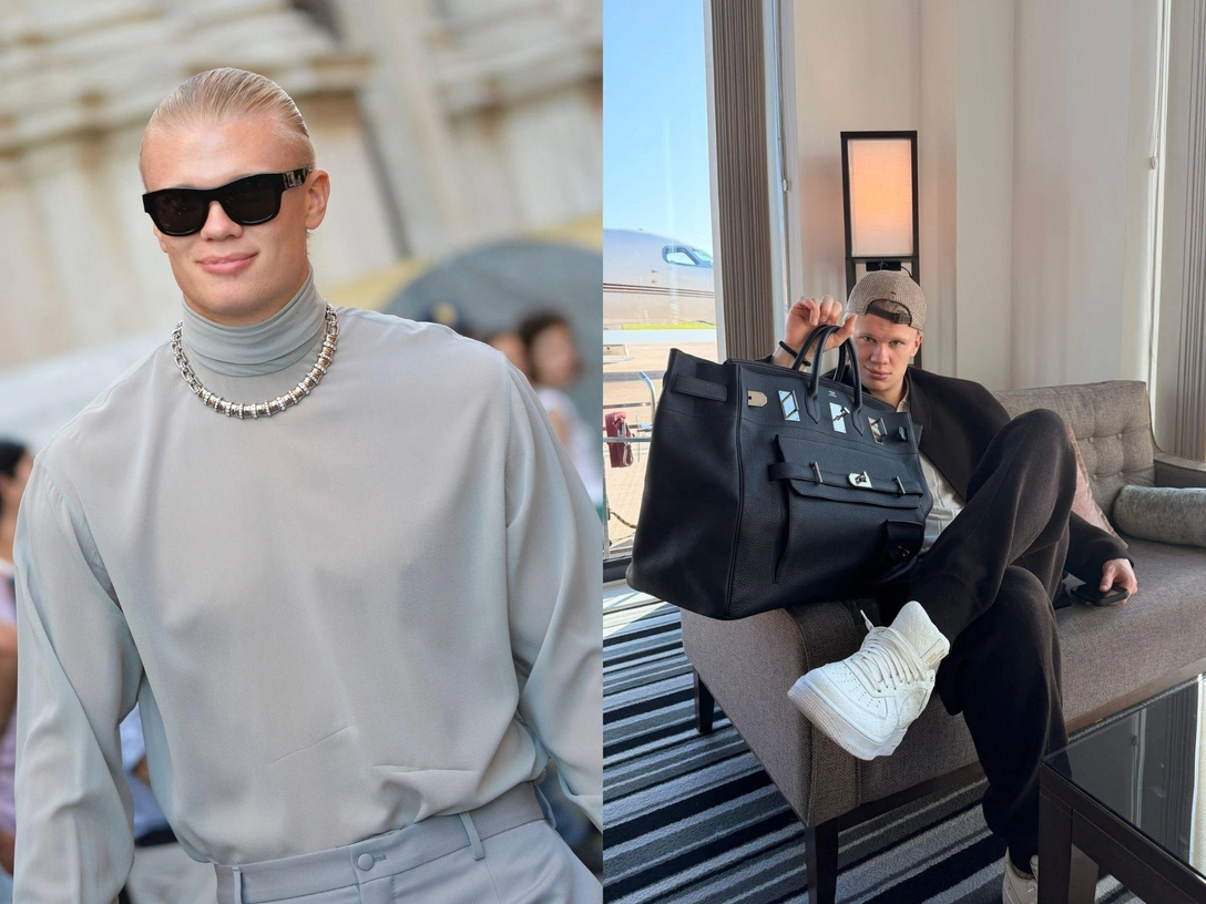 От редких моделей Hermes до деми-кутюрной Chanel: сумки Эрлинга Холанда | marieclaire.ru