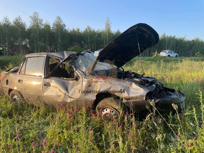 Водитель Daewoo скатился в кювет и погиб | Источник: ГИБДД по городу Саратову