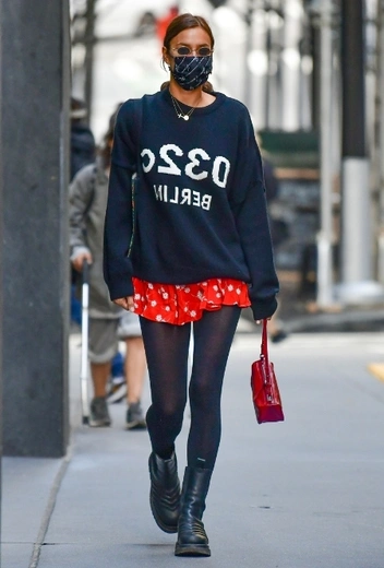 Ирина Шейк в Нью-Йорке | marieclaire.ru