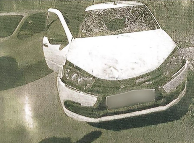 Фото повреждений на машине из материалов уголовного дела | Источник: Надежда Воеводина