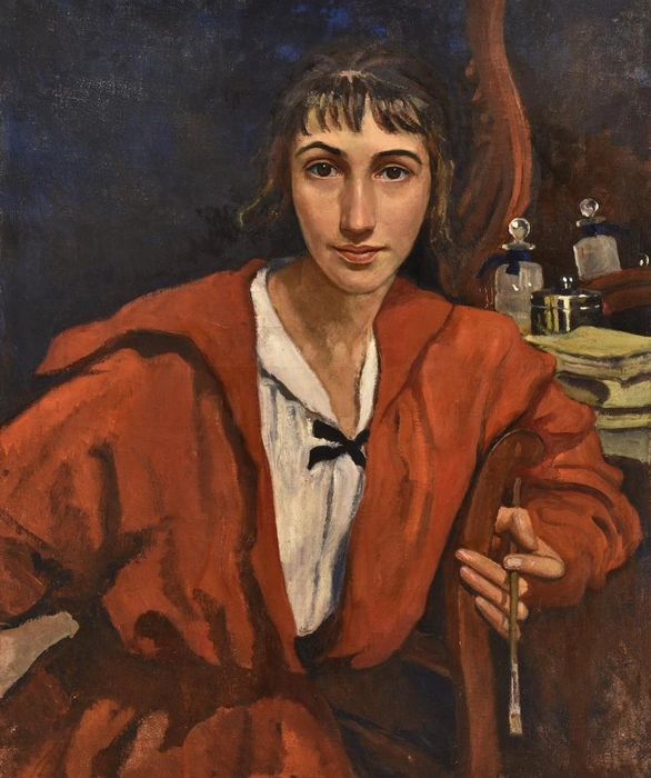 Зинаида Серебрякова. Автопортрет (автопортрет в красном). 1921. | Источник: предоставлено организаторами