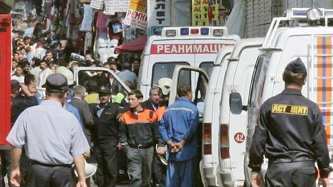 Первые минуты трагедии на Черкизовском рынке | Источник: Белоусов Виталий / ТАСС