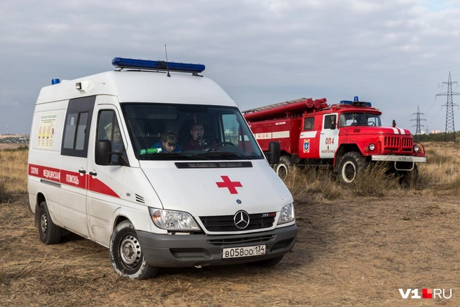 На месте ЧП работают экстренные службы | Источник: Алексей Волхонский / V1.RU