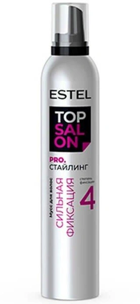 Мусс для волос ESTEL TOP SALON PRO. стайлинг Сильная фиксация