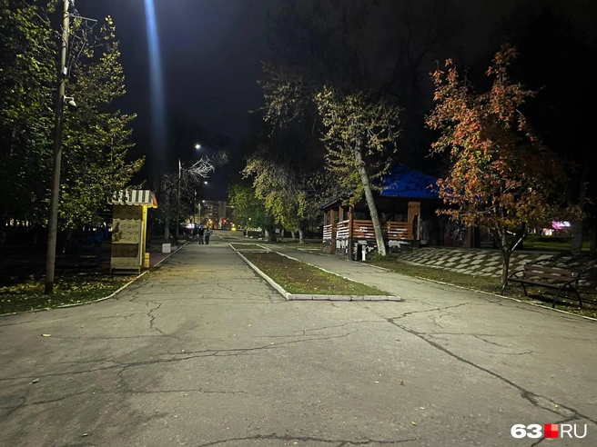 Вид на главную дорогу с конца | Источник: Ксения Бирюкова / 63.RU