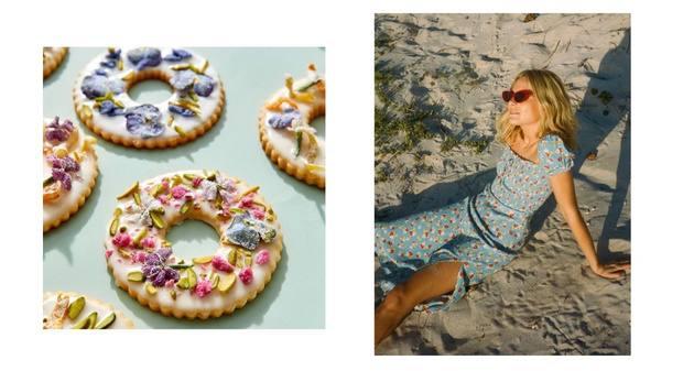 Фото №4 - Фуд-тренд: ванильное печенье со съедобными цветами — лучшее украшение для вашего пикника