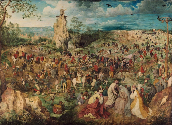 Питер Брейгель Старший. «Путь на Голгофу». 1564 | Источник: Wikimedia Commons