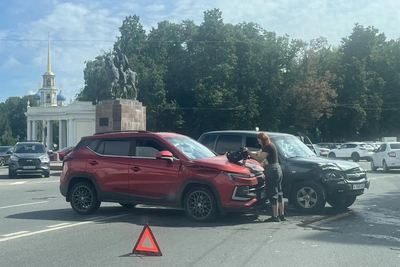 На Соборной в Рязани столкнулись два авто