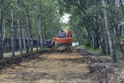 В Благовещенске обновляют междворовые проезды в микрорайоне