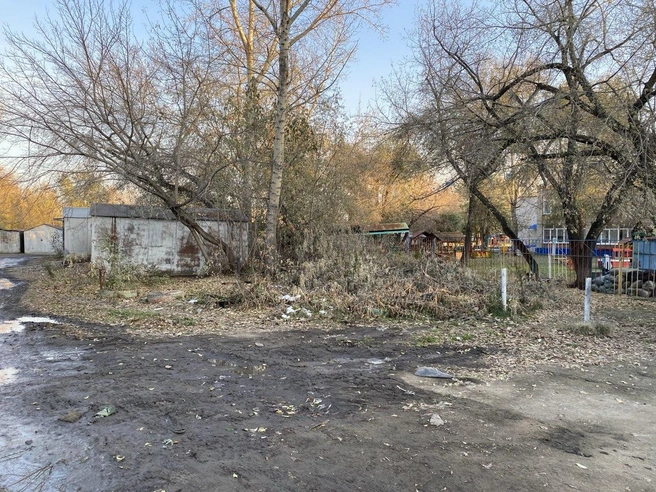 Дворы часто в плохом состоянии, с разбитыми дорогами и мусором | Источник: Ирина Господаренко / NGS22.RU