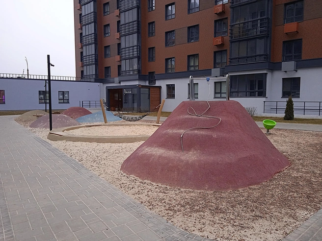 На детской площадке&nbsp;— никого | Источник: Дмитрий Сильнов / 173. RU