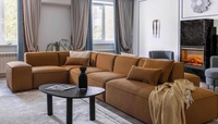Цвет, свет и классические детали: квартира 185 м² в Казахстане
