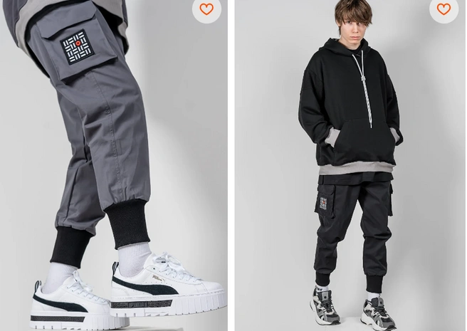 Скриншоты страницы сайта магазина Ивана | Источник: Jogger Street / joggerstreet.ru