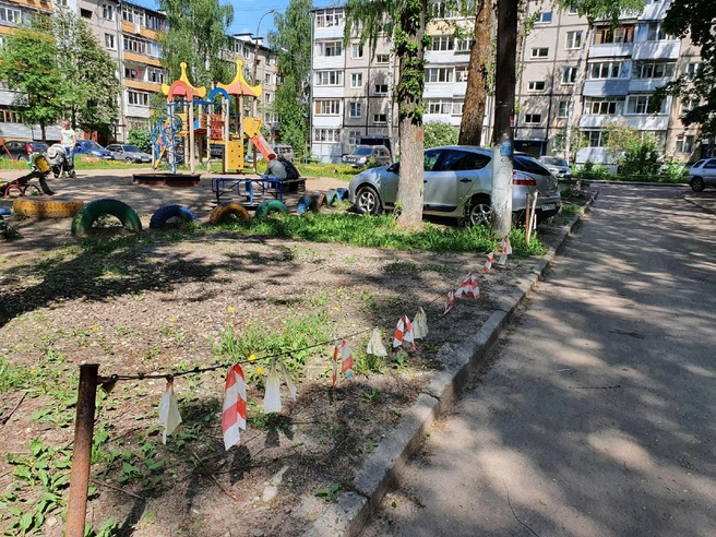 А это двор у домов № 41, корпус 2 и № 43, копус 1 на улице Панина | Источник: Александра Савельева