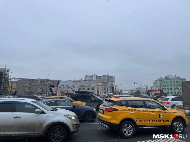 Пробки в Москве — восемь баллов | Источник: Вера Борисова / MSK1.RU