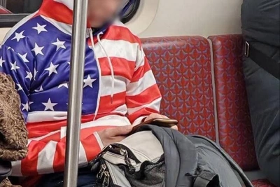 St. Petersburg Metro Passenger Arrested for Trident on Hat