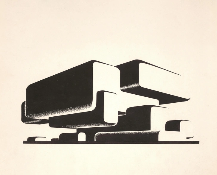 Я. Чернихов. «Композиция № 251» из цикла «Конструкция архитектурных и машинных форм». 1927 — 1931 | Источник: архив пресс-служб