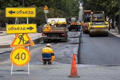 На трассе М-4 «Дон» из-за ремонта путепровода меняют движение