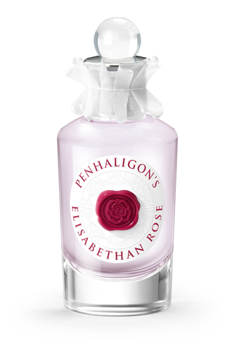 Penhaligon's Elisabethan RoseВерхние ноты: лесной орех, миндаль, корица
Ноты сердца: красная лилия, роза центифолия, абсолют розы
Базовые ноты: ветивер, мускус, древесные аккорды
Стоимость: 16 000 руб (100 мл)