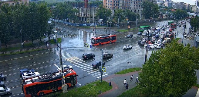 Перекресток Ленина и Артиллерийской  | Источник: камера «Интерсвязи»