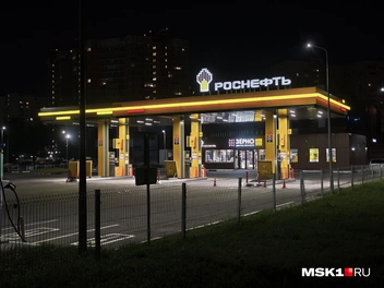 Сама АЗС оказалась закрыта | Источник: Михаил Мечев / MSK1.RU
