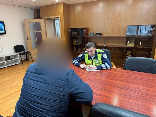 Нарушителя привлекли к административной ответственности непосредственно в отделе Госавтоинспекции | Источник: ГАИ Челябинска