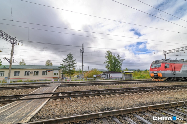 Ремонт проводят на перегоне Нижнедевицк — Курбатово | Источник: Олег Фёдоров / CHITA.RU