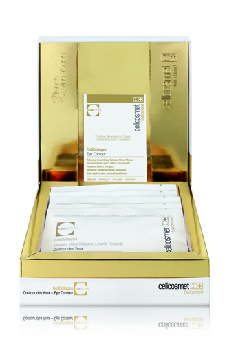 Клеточные маски-вуали для кожи вокруг глаз, Eye Contour, CellCollagen, Cellective, Cellcosmet. Единственная коллагеновая маска, пропитанная клеточной сывороткой, которая учитывает гормональный профиль кожи.