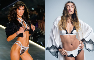 Минимум фотошопа: Хейли Бибер vs Белла Хадид в съемке для Victoria's Secret