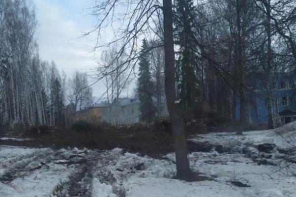 Вот так сейчас выглядит территория больничного городка | Источник: Очевидец Пермь❗️ЧП, ДТП, криминал / Telegram