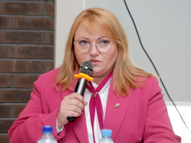 Елена Парикова, директор по развитию — руководитель проектного офиса Национального объединения строителей | Источник: Игорь Бакустин, предоставлено СРО А «Объединение строителей СПб»