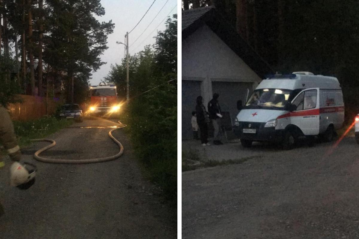 В Екатеринбурге при пожаре в частном доме пострадал человек. 11 июня 2021  года - 11 июня 2021 - Е1.ру