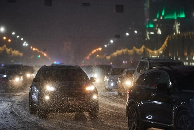 10-балльные пробки в Новосибирске: где образовались самые длинные заторы