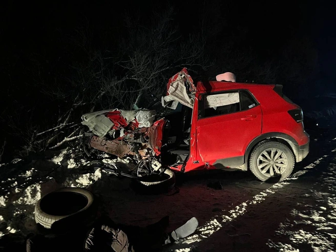 От машины мало что осталось | Источник: МВД 24 / Telegram