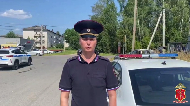 Полиция на месте ДТП | Источник: ГУ МВД по Петербургу и Ленобласти