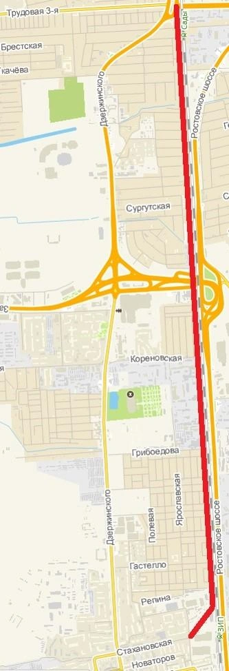 Источник: департамент транспорта и дорожного хозяйства Краснодара 