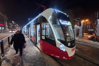 Трамвай «Лев» вернулся на маршруты Перми после года простоя