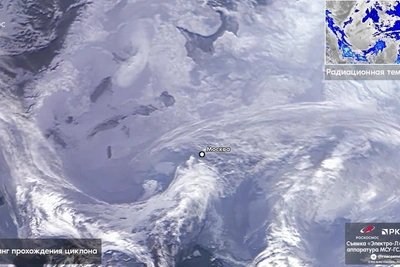 Roscosmos releases video of cyclone from space that warmed Volgograd