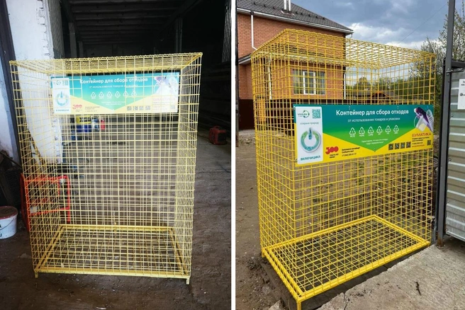 Пермяки уже привыкли выбрасывать пластиковые бутылки в яркие контейнеры | Источник: bumatika.ru; Разделяю сердцем | Буматика / vk.com