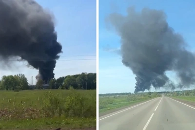 Пожар на станции под Уфой: пострадали три человека