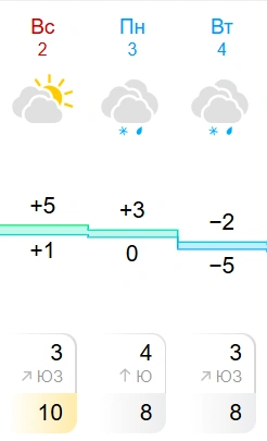 На ноябрьских выходных в регион вернется снег | Источник: gismeteo.ru