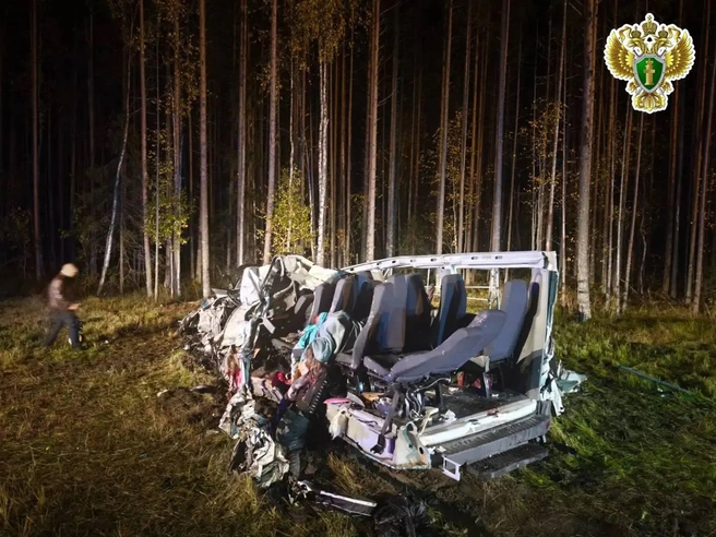 Директору перевозчика предъявили обвинение после ДТП с автобусом под Архангельском, где погибли 13 человек | Источник: официальный telegram-канал прокуратуры Архангельской области и НАО