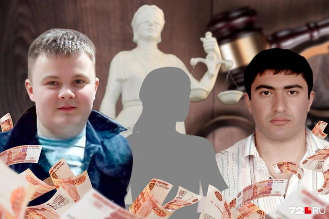 Алексей Щепелин (в левом углу) и убитый Вадим Шушанов (справа). Убийство последнего обернулось еще одним уголовным делом в отношении адвоката | Источник: Ирина Шарова / 72.RU, отец Вадима Шушанова Николай / Ok.ru, Дмитрий Гладышев