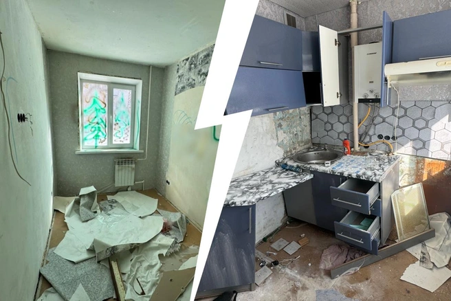 Вот в таком состоянии оказалась квартира пенсионерки с деменцией после того, как там пожила следователь из Красноглинского района | Источник: Мария Токарева