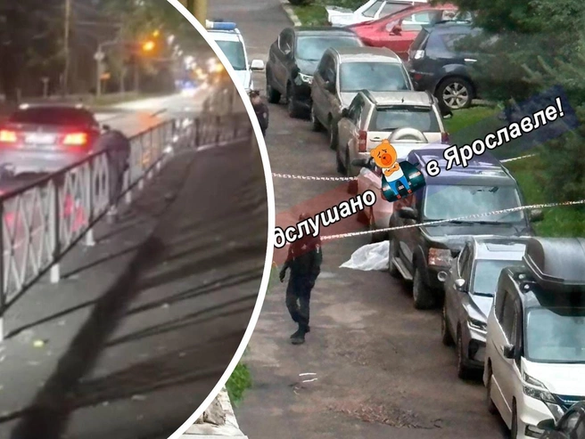 Первого погибшего нашли висящим на заборе, второго — во дворе соседнего дома. | Источник: читатель 76.RU, Подслушано в Ярославле / Telegram