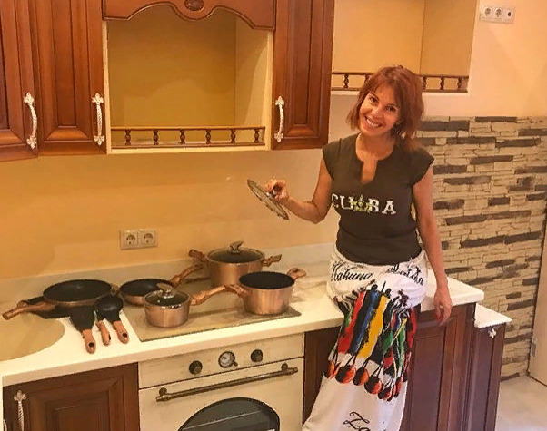 Кухня у Штурм по большей части для красоты | Источник: Instagram (запрещенная в России экстремистская организация)
