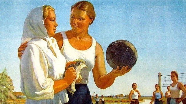 30 очень веселых и смешных советских плакатов про физкультуру и физкультурников
