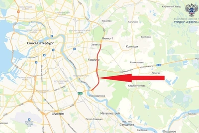 На КАД ограничат движение из-за ремонта покрытия