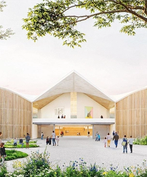 Herzog & de Meuron и EHDD превратят бывший склад в музей дизайна в Калифорнии