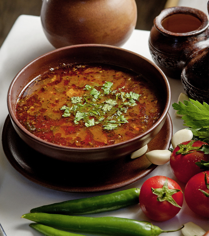 On mom&#8217;s grunts: recipe for the famous Georgian soup